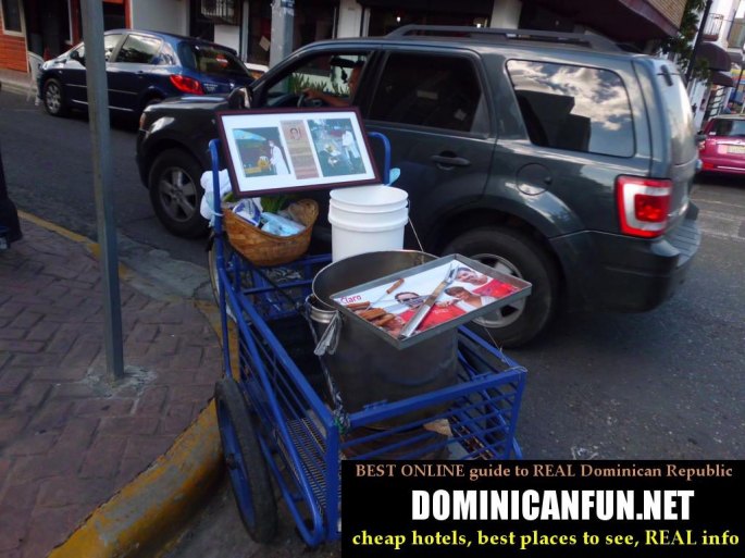 street vendor in Dominican Republic