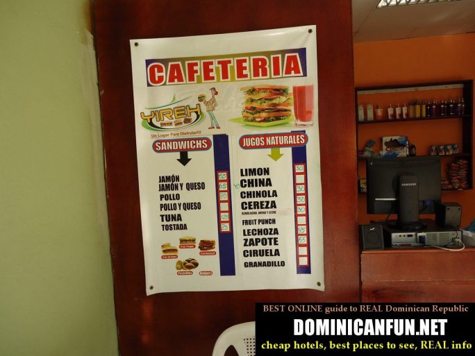 cafeteria, dominican republic
